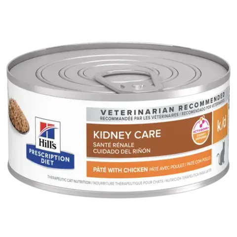 k/d kidney care pâté with chicken