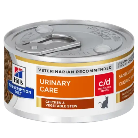 c/d multicare stress urinary care chicken & vegetable stew