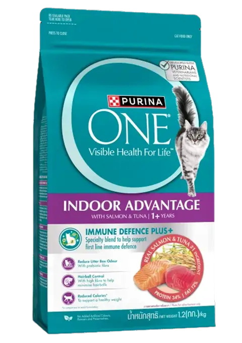 indoor advantage with salmon & tuna