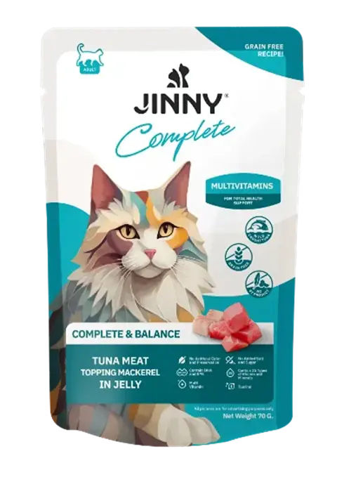 complete multivitamins tuna topping mackerel in jelly