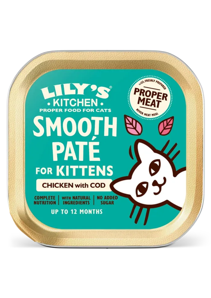 chicken with cod paté for kittens
