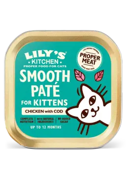chicken with cod paté for kittens