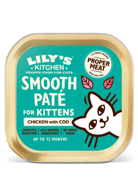 chicken with cod paté for kittens