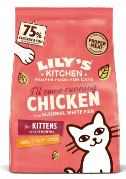 chicken with seasonal white fish kitten