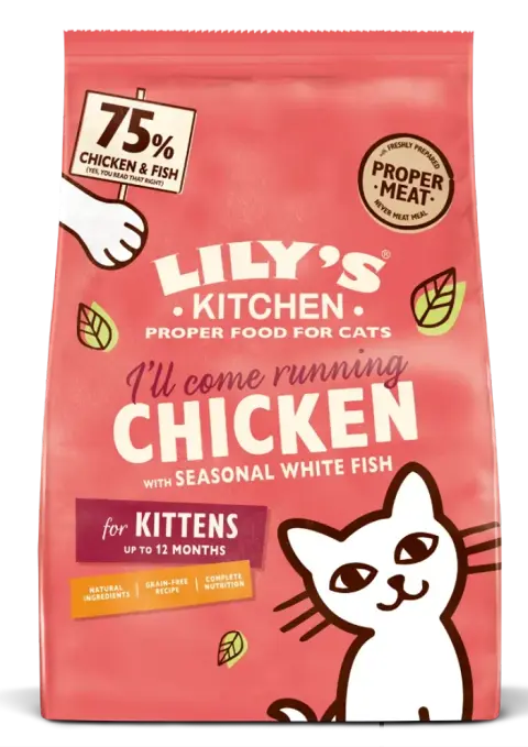 chicken with seasonal white fish kitten
