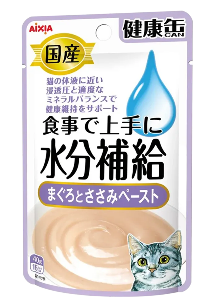 kenko-can pouch water type tuna & chicken fillet paste