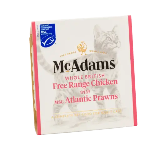 free range chicken with atlantic prawns