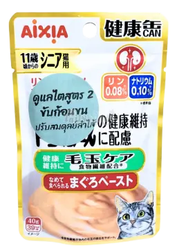 kenko can pouch for senior cats kidney care + furball care