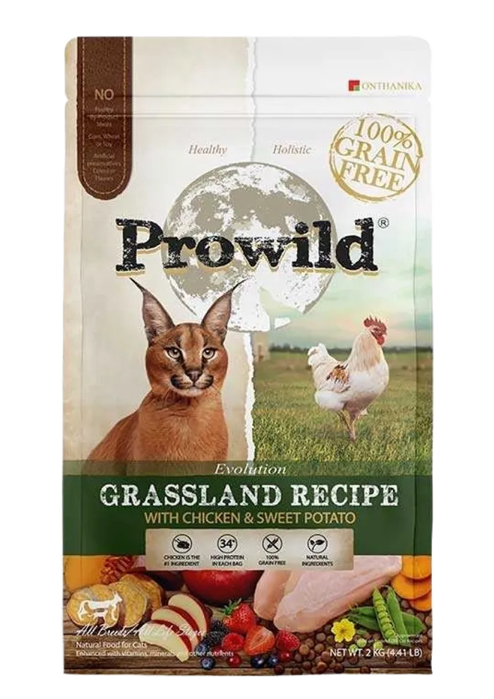 evolution grain free grassland recipe with chicken & sweet potato
