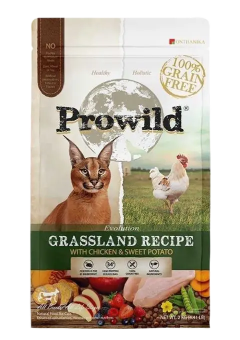evolution grain free grassland recipe with chicken & sweet potato