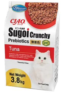 sugoi crunchy plus prebiotics tuna