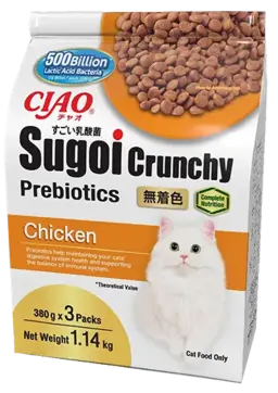 sugoi crunchy plus prebiotics chicken