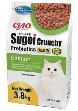 sugoi crunchy plus prebiotics salmon