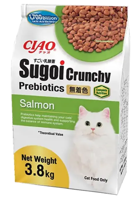 sugoi crunchy plus prebiotics salmon