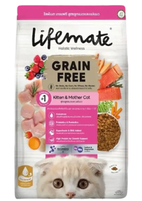 grain free kitten & mother