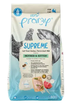supreme mother & kitten chicken, fish & goat milk