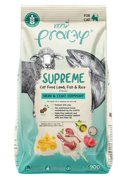 supreme skin & coat support lamb, fish & rice