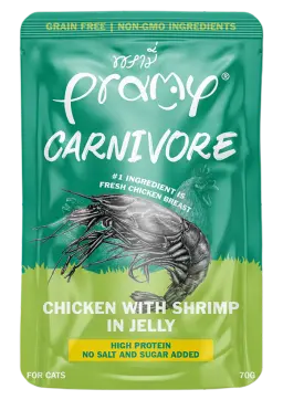 carnivore chicken with shrimp in jelly