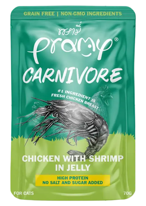 carnivore chicken with shrimp in jelly
