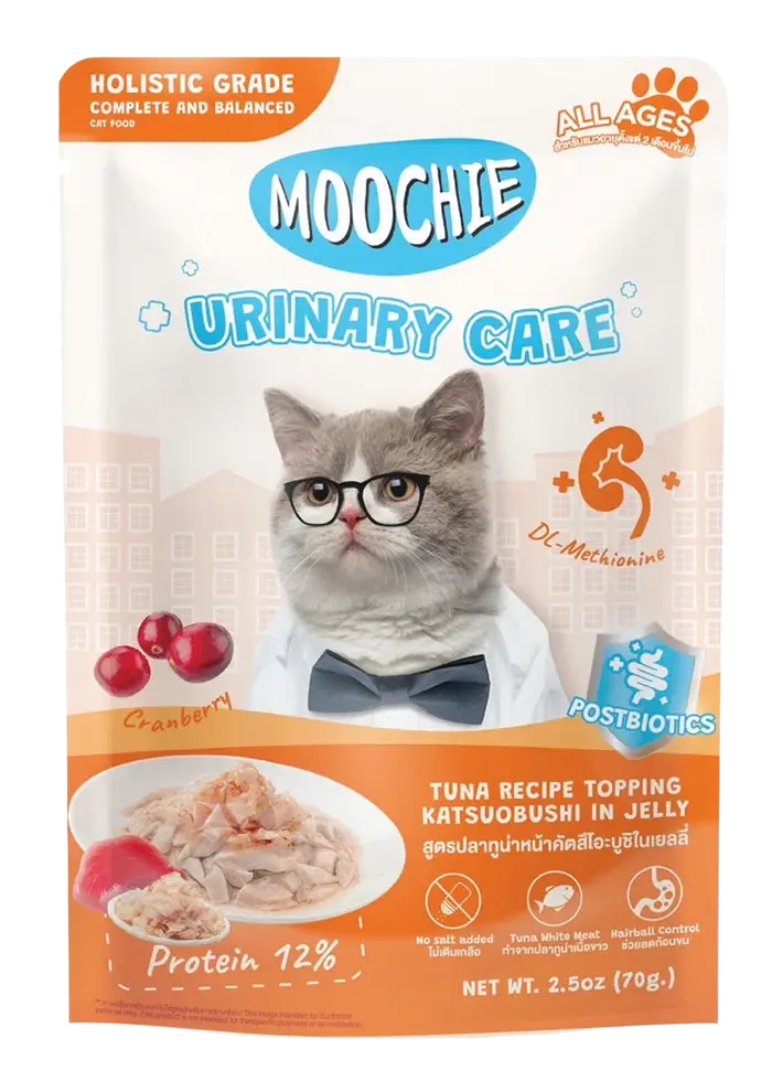 moochie urinary care tuna recipe topping katsuobushi in jelly