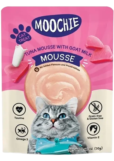 tuna mousse with goat milk