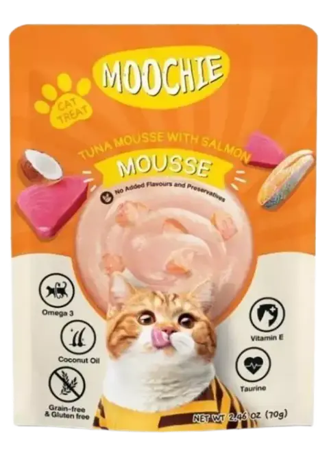 tuna mousse with salmon