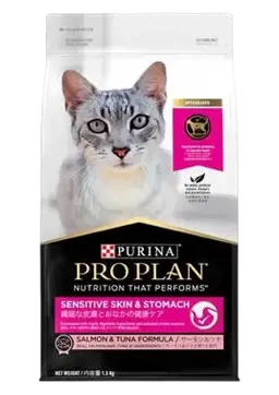 sensitive skin & stomach salmon & tuna formula