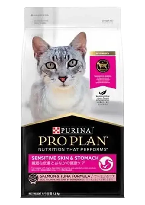 sensitive skin & stomach salmon & tuna formula