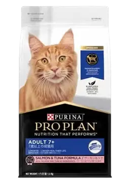 adult 7+ salmon & tuna formula