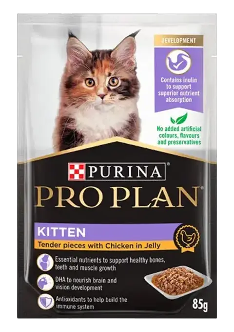 kitten tender pieces with chicken in gravy