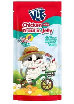 chicken with trout in jelly
