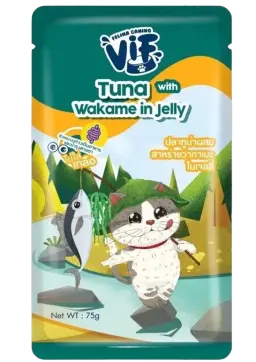 tuna with wakame in jelly