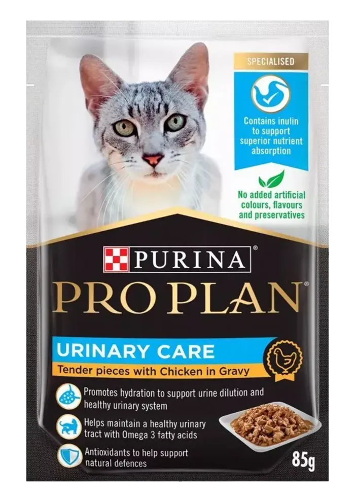 urinary care tender pieces with chicken in gravy