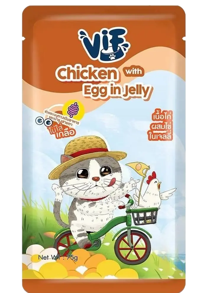 vif chicken with egg in jelly