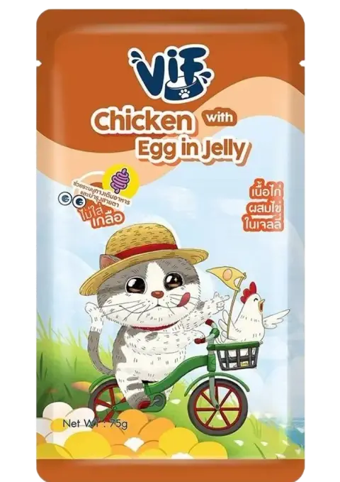 chicken with egg in jelly