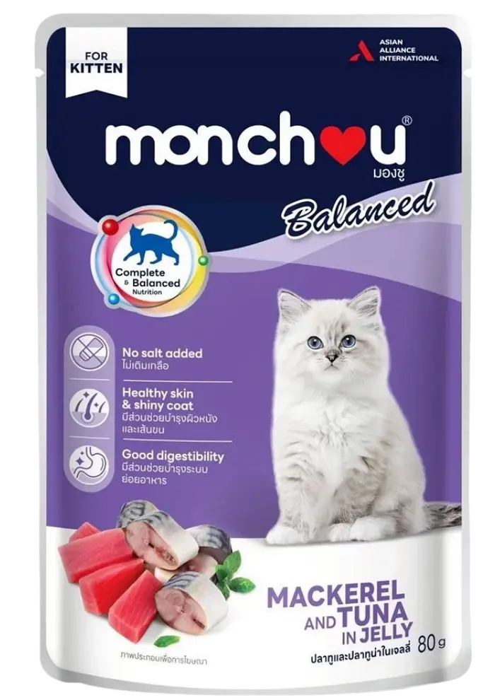 balanced kitten mackerel and tuna in jelly