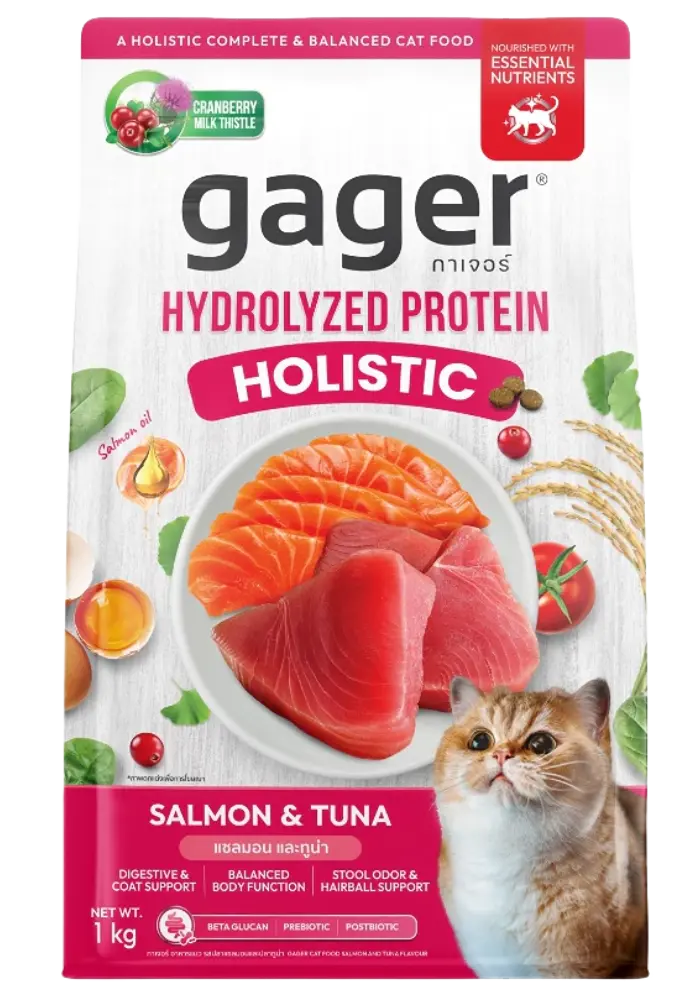 gager hydrolyzed protein holistic salmon & tuna