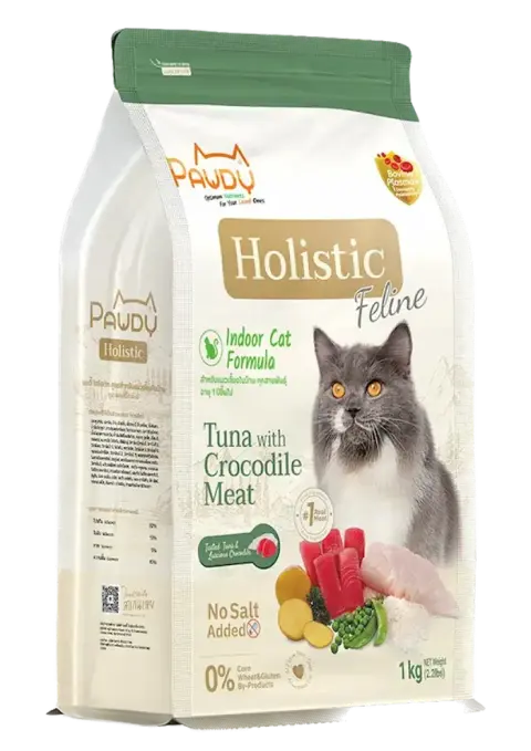 holistic feline indoor cat formula tuna & crocodile meat