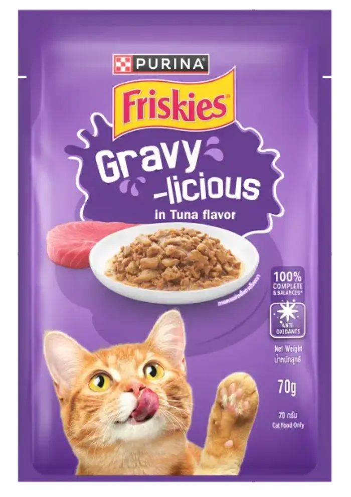 friskies gravy-licious in tuna flavor