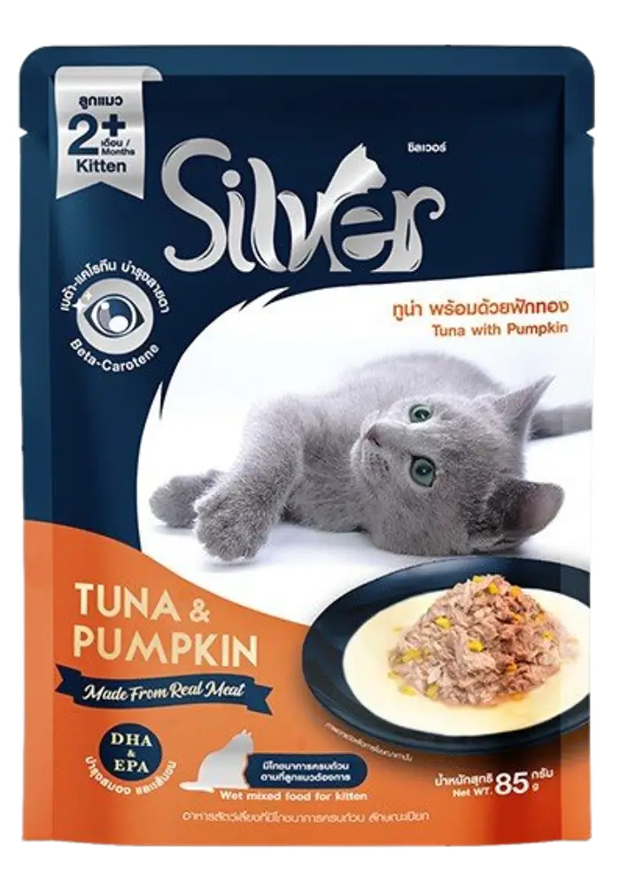 silver kitten tuna & pumpkin