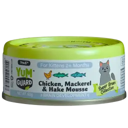 chicken, mackerel & hake mousse