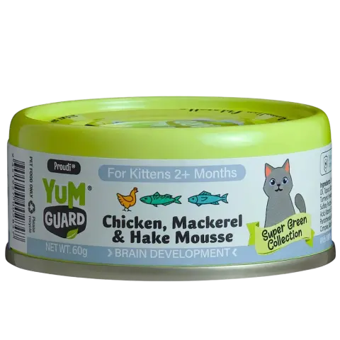 chicken, mackerel & hake mousse