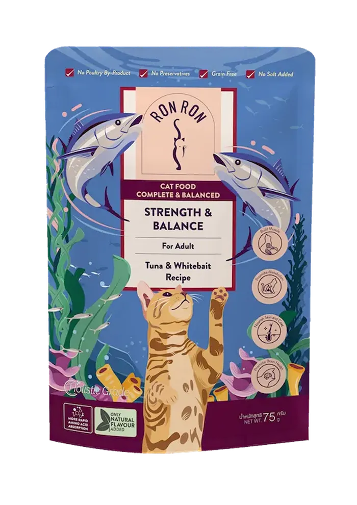ronron strength & balance tuna & whitebait recipe