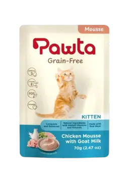chicken mousse with goat milk