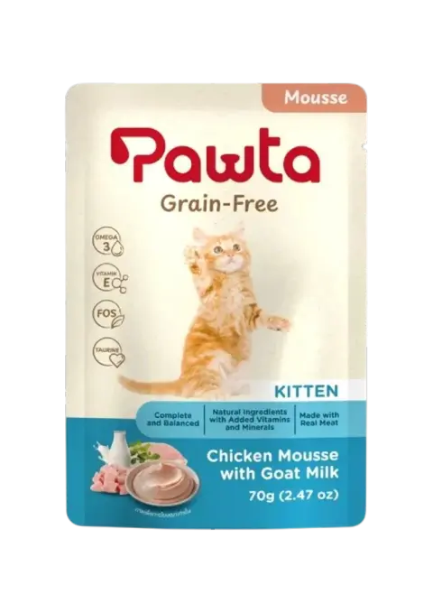 chicken mousse with goat milk