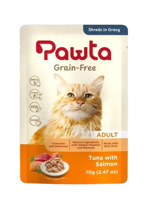 tuna with salmon