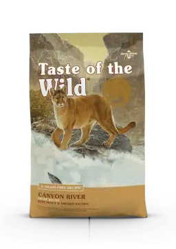 canyon river feline recipe with trout & smoked salmon