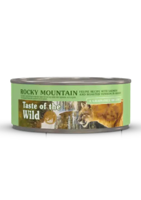 rocky mountain with salmon & roasted venison in gravy
