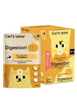 digestion! tuna in jelly added pumpkin