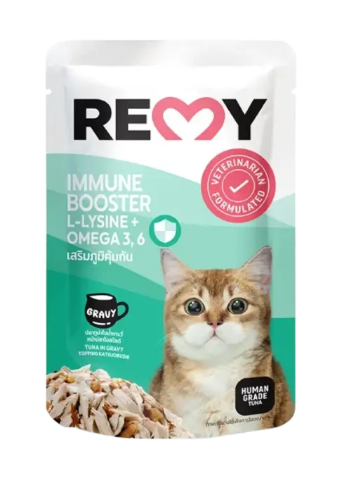 immune booster tuna in gravy topping katsuobushi